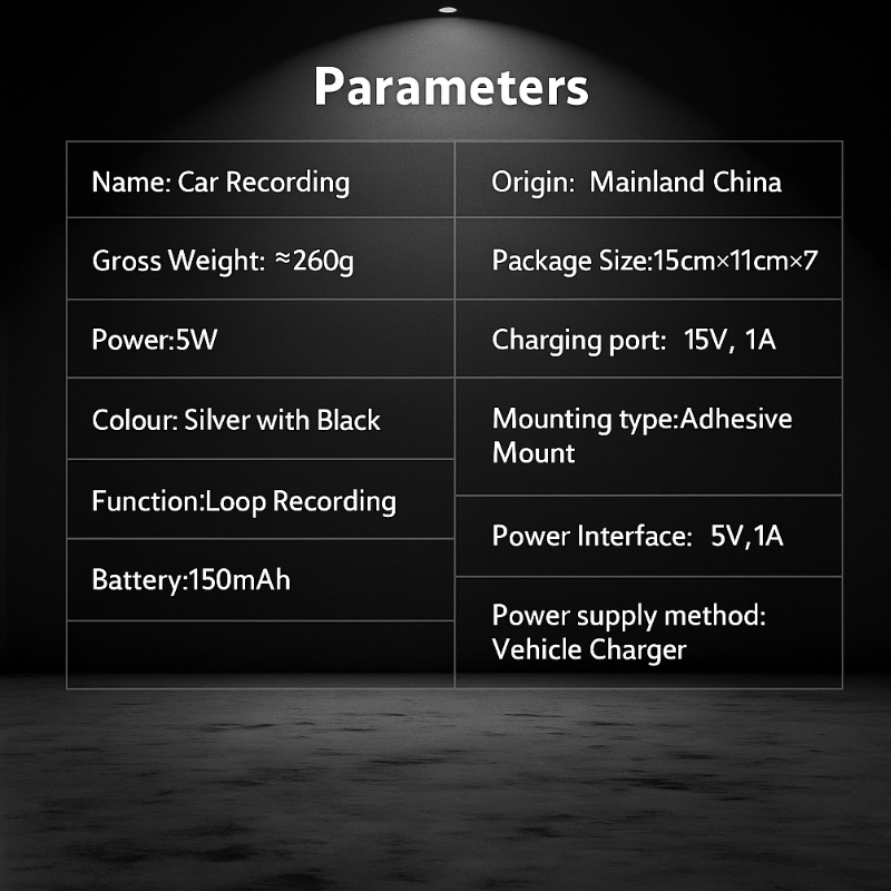 RoadEye - Dual HD Cam for Car