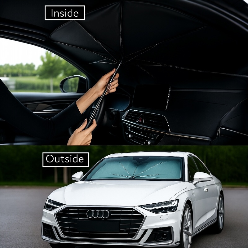CoolShade - Portable Car Windshield Sunshade