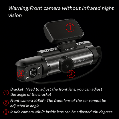 RoadEye - Dual HD Cam for Car 